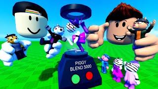 We Put Roblox Piggy Characters In a Blender! Roblox VR with @Red Ninja