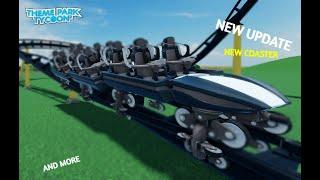 NEW COASTER | Theme Park Tycoon 2 | Roblox | UPDATE