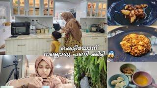 കൊറേ ദിവസത്തിന് ശേഷം വീട്ടിലേക്ക്/Cleaning and cooking healthy recipes for kids nd mom/Silu talks