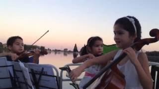 Mozart Trio on boat ride