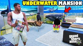 Franklin Bought New Underwater Luxury Mansion In GTA 5 | SHINCHAN and CHOP