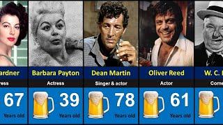 Hollywood Actors Who Drank Themselves To Death - Worst Alcoholics in Hollywood History