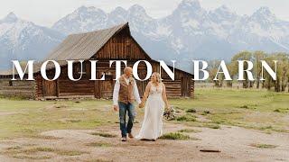 Elopement at T.A. Moulton Barn in Jackson Hole Wyoming