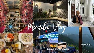 MANILA VLOG|BGC to Makati, Tagaytay, New year & night swimming in Laguna & Chinatown️‍️