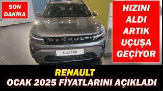 RENAULT OCAK 2025 FİYATLARINI AÇIKLADI|HIZINI ALDI UÇUŞA GEÇİYOR ARTIK