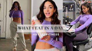 WHAT I EAT IN A DAY x LEG WORKOUT 🫐| gym girl vlog 