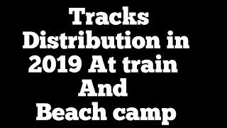 Tracks Distribution in 2019 At train and Beach camp Believers Youth Elamarru and juvanapudi Parish