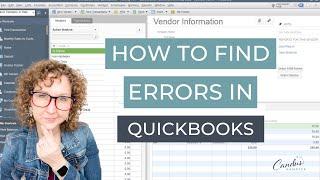 Learn How To Find Errors in QuickBooks