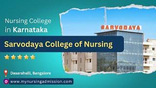 Sarvodaya College of Nursing - Bangalore | Nursing Colleges in Karnataka | mynursingadmission.com