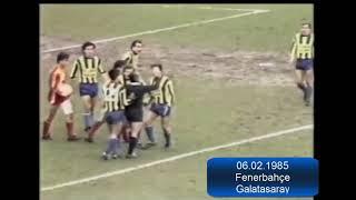 1984 1985 Fenerbahçe Galatasaray Türkiye Kupası Ç.Final Maçı