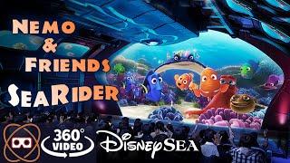 [5K 360] Nemo and Friends SeaRider - Finding Nemo Ride Disneysea - Full 360 POV