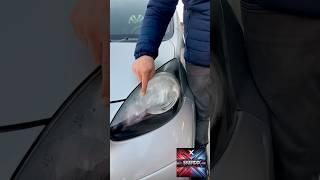  Crystal Clear Headlights in 5 Minutes!  #CarHack #HeadlightCleaning #Skerdix #CarTips