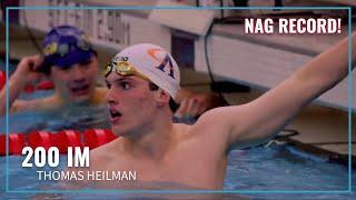 Thomas Heilman Takes Down His Own NAG Record in 200 IM | 2023 Speedo Winter Juniors East