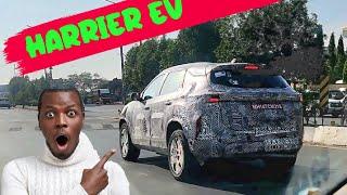 Tata's Next EV King | Tata Harrier EV spied testing in the city