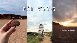  pei travel vlog (ep.1): charlottetown, thunder cove beach, cavendish beach, seafood, lobster