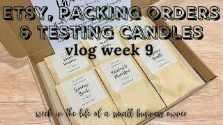 OPENING OUR ETSY SHOP! Candle Studio Vlog Week 9 | Small Business Vlog