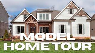 MODEL HOME TOUR - Inside a DECORATED 4 Bedroom, 4 Bath Model Home Tour in Acworth, GA