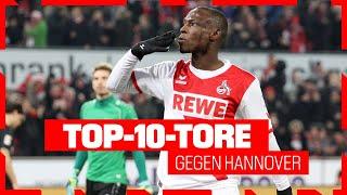 Top-10-Tore gegen Hannover | 1. FC Köln