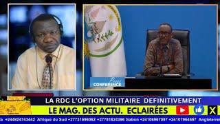 09/01/25 C'est Chaud ! La Rdc Opte Pour L' Option Militaire - Ça Tire De Partout !