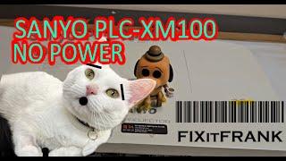 Sanyo PLC-XM100 LCD Projector Repair | No Power | Bad Fans