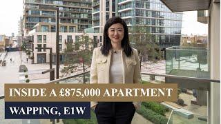 Inside a £875,000 luxury apartment in London | Full tour