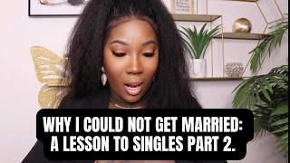 I couldn't get married because of this pt.2| helping singles| what is causing delay| #christian talk