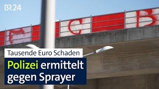 10.000 Euro Schaden: Graffiti nehmen überhand | Abendschau | BR24