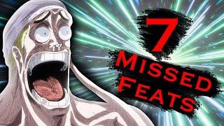 7 Forgotten, but Powerful, Feats in One Piece!