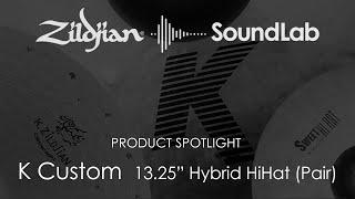 13.25" K Custom Hybrid HiHat (Pair) - K1213