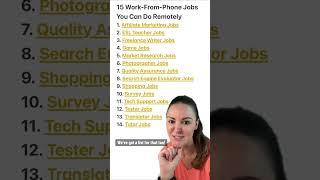 Remote Jobs Hiring Now: Evening Jobs You Can Do From Home, Work-from-Phone, High-Paying PT & FT Jobs