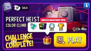 Perfect Heist Color Climb Bombs Away Solo Challenge 8375 Score | Match Masters Tips