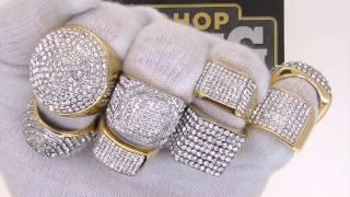 HipHopBling.com | IP Gold Stainless Steel Bling Bling Rings