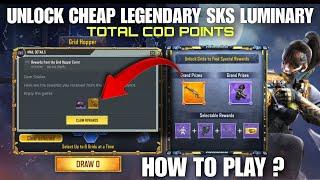 How To Unlock Permanent Cheap Legendary Sks luminary Grid Hopper Codm 2025 | Total Cod points ?