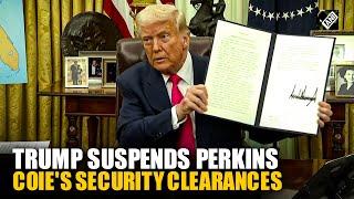 Trump revokes security clearances for Perkins Coie over DEI policies