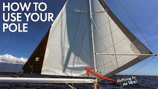 How To Sail Wing On Wing | Crossing the Lombok Strait to Bali | Ep 377