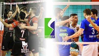 Sesi SP vs. Sada Cruzeiro ● Highlights | Superliga de Volei Masculino 2018