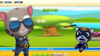 Talking Tom Gold Run Gameplay - Grow & Go New China Update - Android iOS (Full Screen) !!