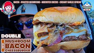 Wendy's® Mushroom Bacon Double Cheeseburger Review!  | Best Fast Food Burger? | theendorsement