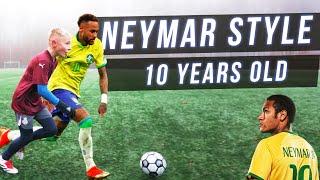 Neymar Style - Ball Mastery Training! 10-Year-Old Espanyol Player’s