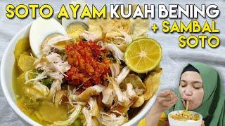 Resep SOTO AYAM Kuah Bening Spesial, Seger, Enak + Tips Trik