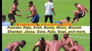 Toronto vs Brampton 2024 1st Match // 5th Kabaddi Tournament Brampton Canada 2024 #shamshermannbti