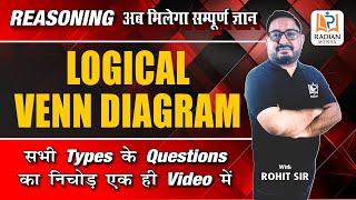 VENN DIAGRAM | LOGICAL REASONING | REASONING BY ROHIT SIR | #radianmensa #ssc #sscgd2024 #reasoning