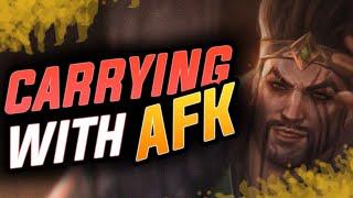 BEST DRAVEN SHOWS HOW TO CARRY WITH AFK ON YOUR TEAM