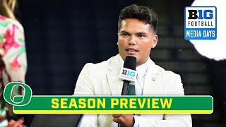 Oregon's Jeffrey Bassa Terrance Ferguson & Dillon Gabriel Preview the Season|B1G Football Media Days