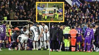 Fiorentina's Edoardo Bove COLLAPSING during match against Inter Milan | Edoardo Bove medical update