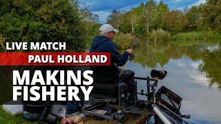 Paul Holland at Makins Fishery - Live Fishing Match - On The Flyer TV Qualifier