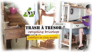 trash à trésor 7| j'améliore mon bureau 》upcycling meuble ancien ~ encombrant surcyclage brico recup