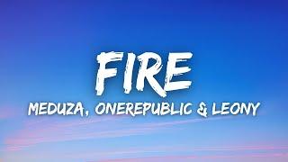 OneRepublic, Meduza & Leony - Fire (UEFA EURO 2024) (Lyrics)