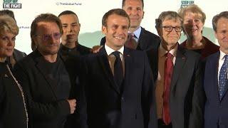 Global fund against AIDS: Macron hosts heads of state, Bono and Bill Gates in Lyon | AFP