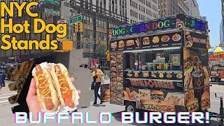 Buffalo Burger!  Old Nathan's Cart?  | NYC Hot Dog Stands